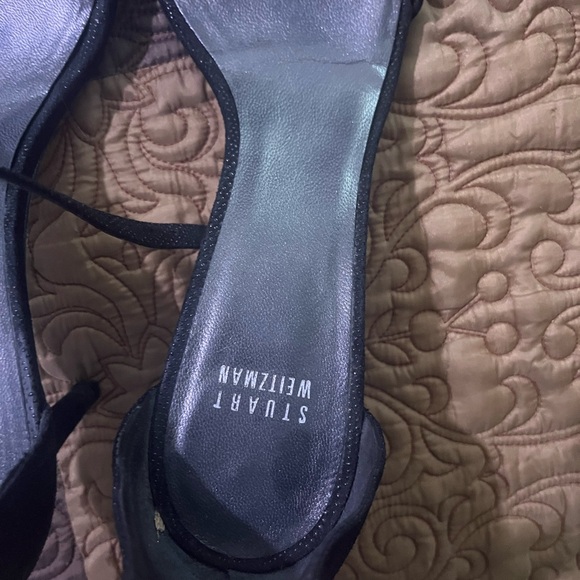 Stuart Weitzman Black Strappy Heels